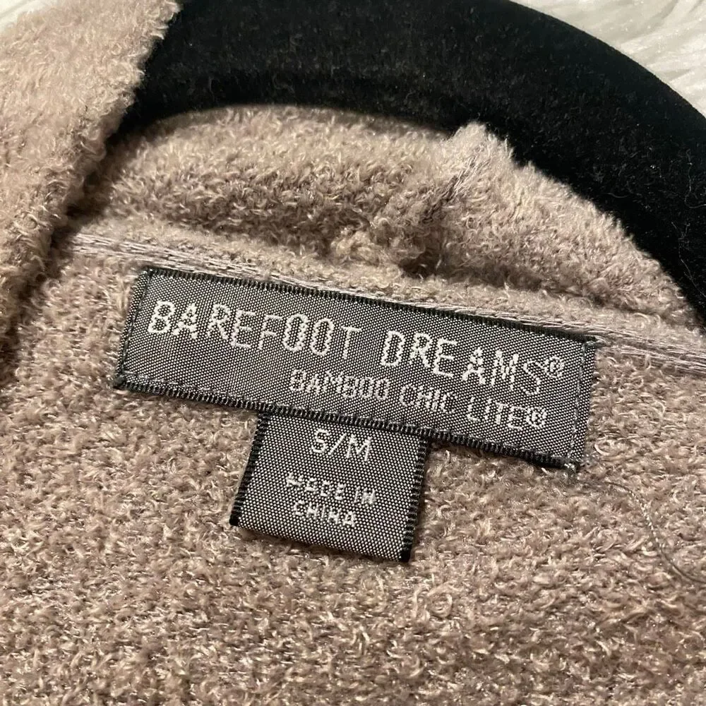 Barefoot Dreams Calypso CozyChicLite Ombré Cardigan in Beige Black Medium